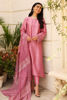 Pakistani Falsa Pink Embroidered Korean Silk Salwar Kameez (3-Piece) - Image 4
