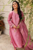 Pakistani Falsa Pink Embroidered Korean Silk Salwar Kameez (3-Piece) - Image 6
