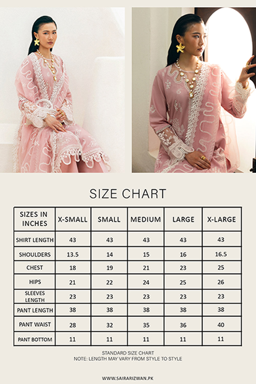 Baby Pink Embroidered Lawn & Organza 3-Piece Suit - Image 9