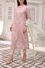 Pink Ari Embroidered Raw Silk Salwar Kameez (3-Piece) - Image 7