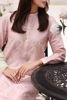Pink Ari Embroidered Raw Silk Salwar Kameez (3-Piece) - Image 8