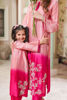 Pakistani Pink Swarovski Embroidered Raw Silk Salwar Kameez (3-Piece) - Image 7