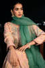 Peach Printed Raw Silk Salwar Kameez (3-Piece) - Image 7