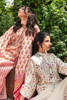 Peach Digital Printed Long Shirt with Silk Dupatta (2-Piece) - Image 14