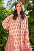 Peach Digital Printed Long Shirt with Silk Dupatta (2-Piece) - Image 4