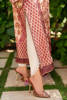 Peach Digital Printed Long Shirt with Silk Dupatta (2-Piece) - Image 7