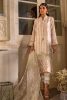 Powder Pink Embroidered Silk Salwar Kameez (3-Piece) - Image 1