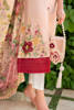 Pakistani Salmon Pink Hand-Embroidered Slim-Fit Kameez (3-Piece) - Image 8