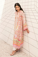 Light Pink Embroidered Pure Silk Salwar Kameez (3-Piece) - Image 3