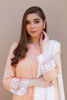 Peach Lace & Pearl Swiss Voile Salwar Kameez (3-Piece) - Image 4