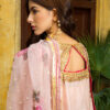 Pakistani Blush Pink Zari Silk Karandi Salwar Kameez (3-Piece) - Image 4