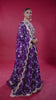 Purple Zardozi & Crystal Raw Silk Anarkali (2-Piece) - Image 6