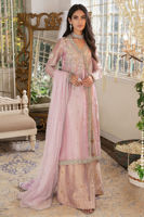 Pakistani Lavender Zardozi Lame Angrakha Dress (3-Piece) - Image 5