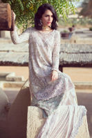 Lavender Zardozi Net Gharara Set (3-Piece) - Image 3