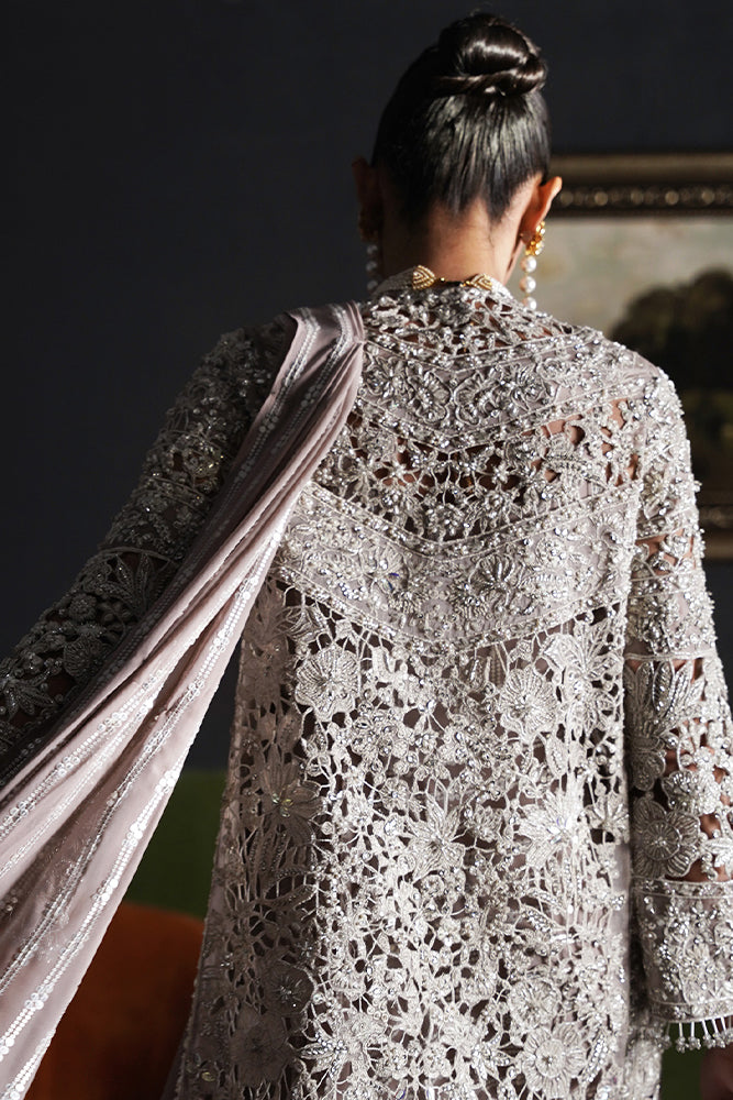 Soft Lilac Embellished Grip Fabric Jacket & Pant Set (3-Piece) - Image 7