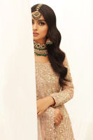 Lilac Embroidered Net Lehenga Dress (3-Piece) - Image 10