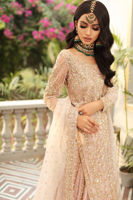 Lilac Embroidered Net Lehenga Dress (3-Piece) - Image 4