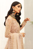 Lilac Embroidered Net Lehenga Dress (3-Piece) - Image 5