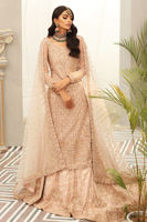 Lilac Embroidered Net Lehenga Dress (3-Piece) - Image 8