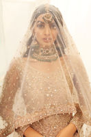 Lilac Embroidered Net Lehenga Dress (3-Piece) - Image 9