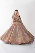 Lavender Embellished Net Anarkali Lehenga (3-Piece) - Image 7