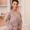 Lilac Resham & Swarovski Embroidered Chiffon Kameez (3-Piece) - Image 4