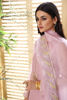Lilac Hand-Embellished Organza & Silk Salwar Kameez (3-Piece) - Image 7