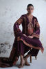 Deep Plum Zardozi Silk Salwar Kameez (3-Piece) - Image 8