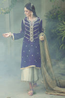 Amethyst Maroori & Dabka Velvet Salwar Kameez (3-Piece) - Image 6