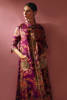 Plum Printed Long Jacket Palazzo 3-Piece - Image 5