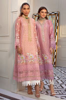 Lilac Zari Net Salwar Kameez (3-Piece) - Image 6