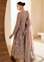 Lilac Embellished Net Sharara Set (3-Piece) - Image 7