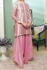 Lilac Embellished Tissue Shirt & Korean Silk Sharara (2-Piece) - Image 2