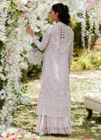 Lavender Hand-Embellished Net Organza Sharara (3-Piece) - Image 6