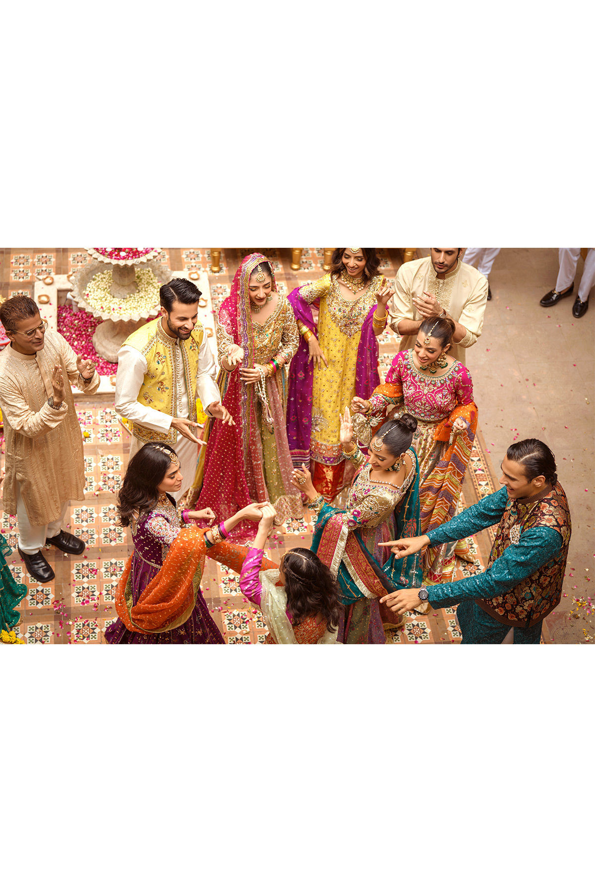 Plum Embroidered Silk Net Kalidar (2-Piece) - Image 9