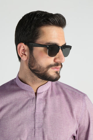 Light Purple Cotton Kurta (2-Piece) - Image 4