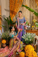 Violet Zardozi Silk-Blend Lehenga (3-Piece) - Image 13