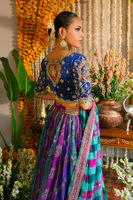 Violet Zardozi Silk-Blend Lehenga (3-Piece) - Image 9
