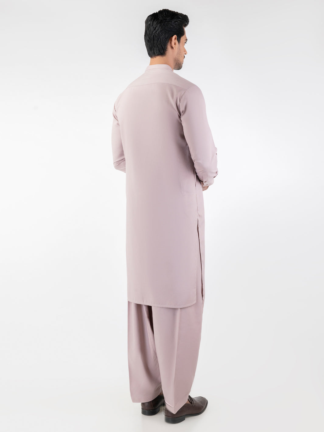 Light Purple Blended Smart Fit Shalwar Kameez (2-Piece) - Image 2