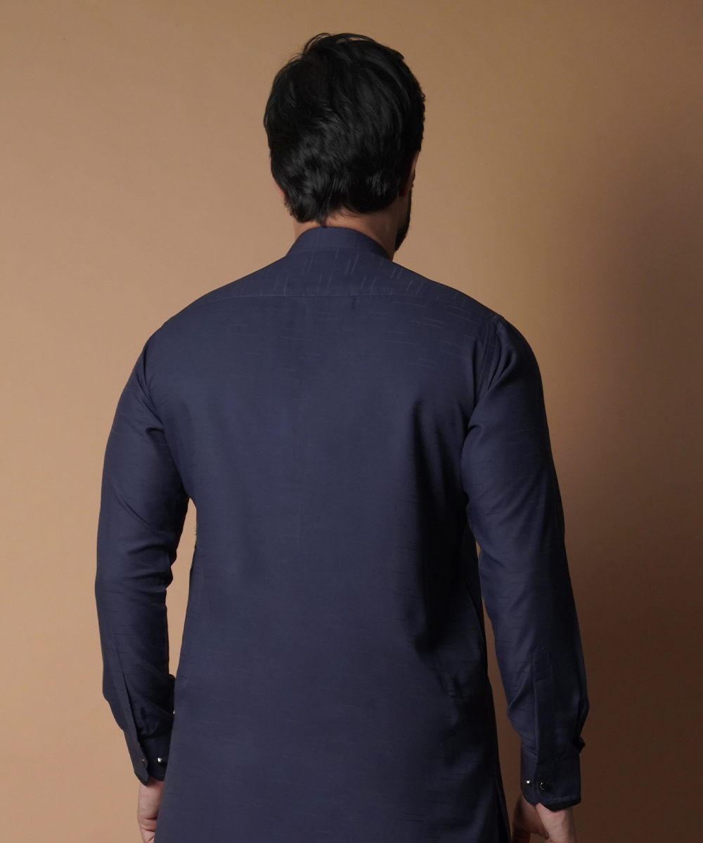 Deep Purple Soft Cotton Shalwar Kameez (2-Piece) - Image 6