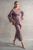 Pakistani Lavender Embellished Khaddar Salwar Kameez (2-Piece) - Image 2