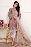 Pakistani Mulberry Kaamdani Organza Salwar Kameez (3-Piece) - Image 1
