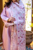 Lilac Embroidered Korean Raw Silk Salwar Kameez (3-Piece) - Image 3