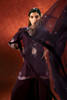 Dark Purple Hand-Embellished Raw Silk Salwar Kameez (2-Piece) - Image 6
