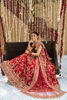 Crimson Red Embellished Net Lehenga Choli (3-Piece) - Image 3