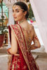 Crimson Red Embellished Net Lehenga Choli (3-Piece) - Image 4