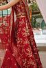 Crimson Red Embellished Net Lehenga Choli (3-Piece) - Image 5