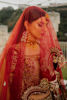 Red Embellished Silk Bridal Lehenga (3-Piece) - Image 11