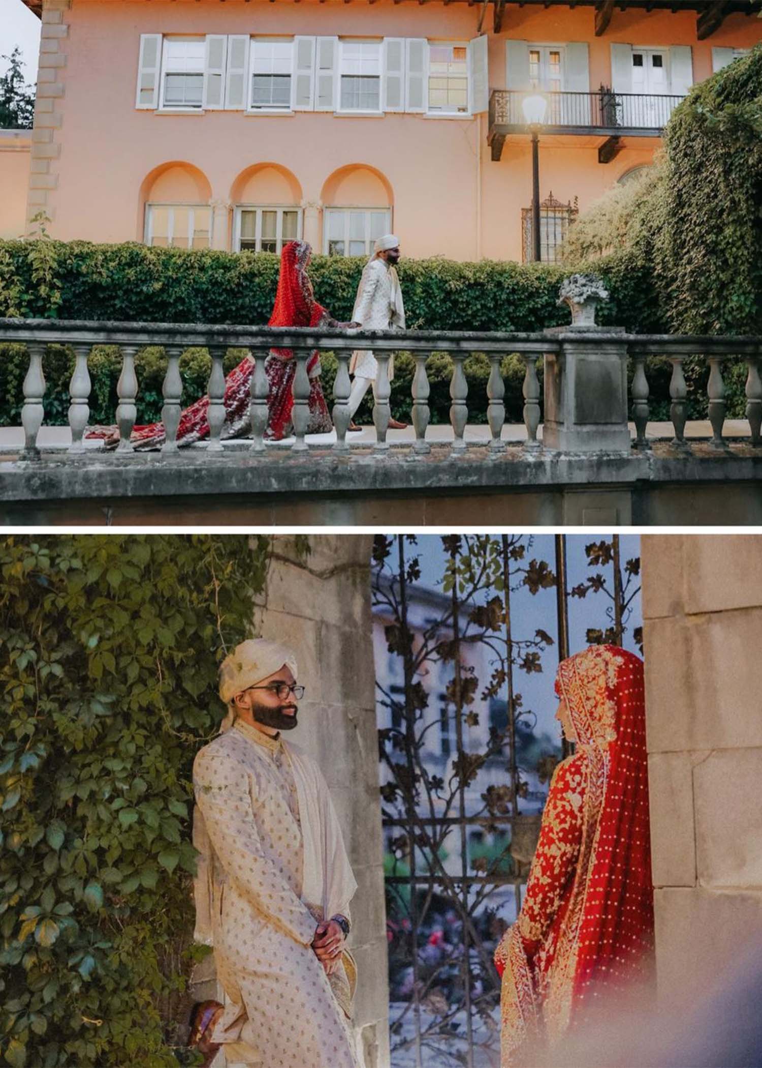 Pakistani Deep Red Zardozi Silk Bridal Lehenga (3-Piece) - Image 6