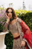 Pakistani Red Swarovski Embellished Velvet Bridal Lehenga Choli (3-Piece) - Image 9